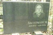 Вассерман С. М., Москва, Востряковское кладбище